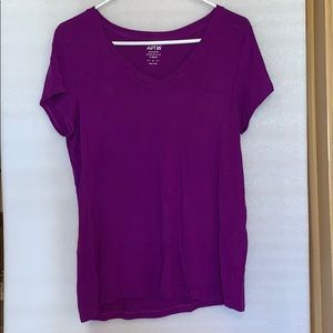 APT 9 Basics Purple Tee